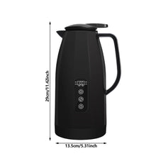 Load image into Gallery viewer, Universal 1.2L 1.5L Large Capacity Smart Car Heating Cup Car Electric Kettle 12V/24V Stainless Steel Water Boiler Thermos for Truck Travel Office Vehicle