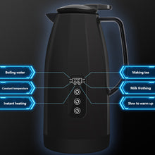 Load image into Gallery viewer, Universal 1.2L 1.5L Large Capacity Smart Car Heating Cup Car Electric Kettle 12V/24V Stainless Steel Water Boiler Thermos for Truck Travel Office Vehicle