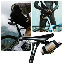 Load image into Gallery viewer, Bicycle Repair Tool Storage Bag with Expandable Bracket Portable Saddle Clip-on Storage Pouch Bike Accessories