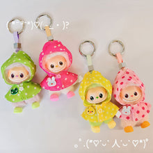 Load image into Gallery viewer, For Labubu 4.0 Doll Clothes Suitable Wear Mini Clothe Waterproof Raincoat Rain Shoes Set Doll Accessorie Kawaii Design Girl Gift