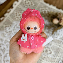 Load image into Gallery viewer, For Labubu 4.0 Doll Clothes Suitable Wear Mini Clothe Waterproof Raincoat Rain Shoes Set Doll Accessorie Kawaii Design Girl Gift