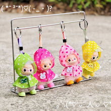 Load image into Gallery viewer, For Labubu 4.0 Doll Clothes Suitable Wear Mini Clothe Waterproof Raincoat Rain Shoes Set Doll Accessorie Kawaii Design Girl Gift