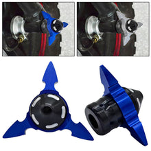 Load image into Gallery viewer, 2Pcs Aluminium CNC Motorcycle Front Fork Frame Sliders Anti Collision Cup Sturdy Accessory Motorbike Wheel Crash Pads Protector