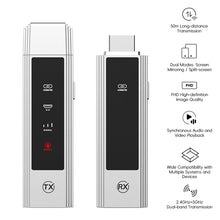 Load image into Gallery viewer, 1080P/60Hz Point-to-Point Dual Mode Wireless Display Mirroring 50M Long Range Video Conference Screen Sharing-G136