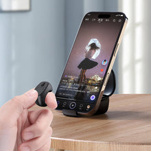 Load image into Gallery viewer, Phone Bluetooth Remote with Charging Case Scroll Wheel Style E-book Page Turner Video Scroller Ring Multi-Function Control Device-JX12