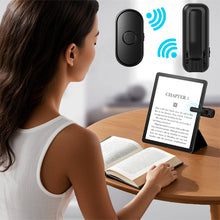 Load image into Gallery viewer, Portable E-book Page Turner Bluetooth Remote Physical Controller Portable Reading Assistant for Phone and Kindle Devices