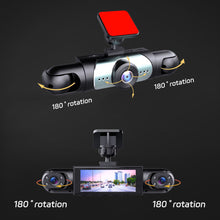 Load image into Gallery viewer, 4 Lens Panoramic Dash Cam 3.0 Inch IPS Screen HD 1080P Built-in Motion Detection Equipment Car Accessories -Y108