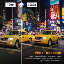 Load image into Gallery viewer, 2.0-inch IPS Screen HD 1080P 3-Lens Dash Cam Front Cabin Rear Triple Recording Camera Car Accessories