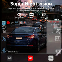 Load image into Gallery viewer, 2.0-inch IPS Screen HD 1080P 3-Lens Dash Cam Front Cabin Rear Triple Recording Camera Car Accessories