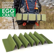 Load image into Gallery viewer, 183*60*2CM Portable Foldable Egg Crate Mat XPE Thermal Insulation Moisture-Proof Seat Cushion For Outdoor Camping Beach Yoga