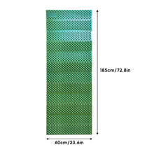 Load image into Gallery viewer, 183*60*2CM Portable Foldable Egg Crate Mat XPE Thermal Insulation Moisture-Proof Seat Cushion For Outdoor Camping Beach Yoga