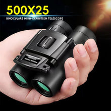 Load image into Gallery viewer, 500x25 High Power Binoculars Outdoor Foldable Portable Low Light Night Vision Phone Adapter For Photography Telescope