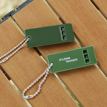 Load image into Gallery viewer, Triple Frequency Survival Whistle with Keychain High-Pitch Emergency Safety Whistle for Outdoor Camping and Wilderness Rescue