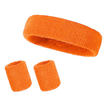 Load image into Gallery viewer, Sport Wristband And Headband Combo Set Sweat-Absorbing Breathable Protection Running Fitness Ball Games Equipment