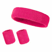 Load image into Gallery viewer, Sport Wristband And Headband Combo Set Sweat-Absorbing Breathable Protection Running Fitness Ball Games Equipment