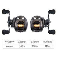Load image into Gallery viewer, Lure Baitcasting Reel Magnetic Brake Anti-Backlash System Long Cast Full Metal Spool Water Drop Reel Fishing Tackle Accessories-AK2000