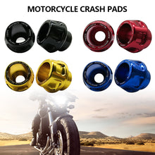 Load image into Gallery viewer, 2Pcs CNC Motorcycle Front Fork Frame Sliders Anti Collision Cup Sturdy Accessory Aluminium Motorbike Crash Pads Protector