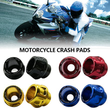 Load image into Gallery viewer, 2Pcs CNC Motorcycle Front Fork Frame Sliders Anti Collision Cup Sturdy Accessory Aluminium Motorbike Crash Pads Protector