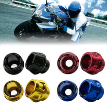 Load image into Gallery viewer, 2Pcs CNC Motorcycle Front Fork Frame Sliders Anti Collision Cup Sturdy Accessory Aluminium Motorbike Crash Pads Protector