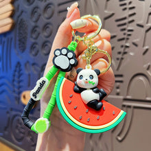 Load image into Gallery viewer, Car Key Chain Pendant Cartoon Pandas Pendant Keychain Delicate Simple Key Chain for Girls Couple Bag Gifts