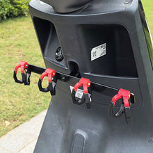 Load image into Gallery viewer, Universal Umbrella Holder Bracket for E-bike Double & Four Hooks Horizontal Bar with Anti-slip Design Hanging Accessories