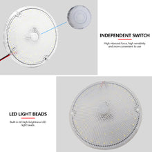 Load image into Gallery viewer, Car Truck RV 12-85V Voltage Round 60LED Interior Light Cab Reading Lamp Cargo Ceiling Carriage Lighting Vehicle Light