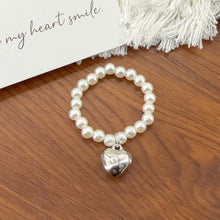 Load image into Gallery viewer, For Mini Labubu Pendant Accessories Heart Pearl Necklaces For Labubu V4 Pin for Love Series Doll Clothes Accessories