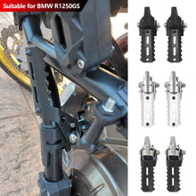 Load image into Gallery viewer, 2Pcs Folding Motorcycle Modification Front Footpeg Set for BMW R1250GS R1200GS GS ADV Adventure LC F800 GS S1000XR F750GS F850GS C400X Mount Footpeg Upgrade Accessories