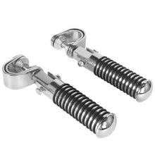 Load image into Gallery viewer, Pair Universal Foldable Aluminum Alloy Motorcycle Footpeg Anti-skid Surface Press Code Bracket Foot Pedal for Bike Modification
