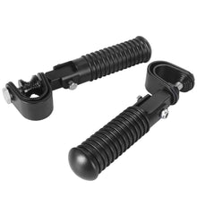 Load image into Gallery viewer, Pair Universal Foldable Aluminum Alloy Motorcycle Footpeg Anti-skid Surface Press Code Bracket Foot Pedal for Bike Modification