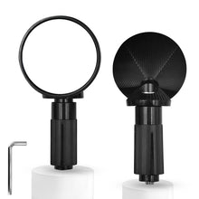 Load image into Gallery viewer, Pair Mini Round Aluminum Alloy Handlebar End Mirror Motorcycle E-bike Bar End Rearview Mirror Modification Accessories