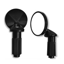 Load image into Gallery viewer, Pair Mini Round Aluminum Alloy Handlebar End Mirror Motorcycle E-bike Bar End Rearview Mirror Modification Accessories