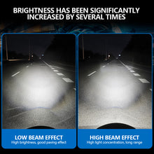 Load image into Gallery viewer, 6000Lumen P15D H4 Motorcycle LED Spot Light Aluminum Alloy Lens Headlight Scooter Motorbike Bulb Dual Color DRL Hi/Lo Beam Light