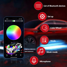 Load image into Gallery viewer, 110cm 30cm Car Ambient Lights USB APP Control Remote LED Interior RGB Symphony Atmosphere Lamp for Tesla Model 3 Y