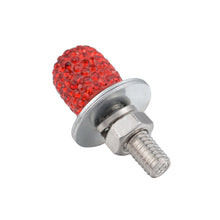 Load image into Gallery viewer, 1PC CNC M6 Motorcycle License Plate Diamond Screw Cover Shell Holes Plate Scooter Accessories for Electric Motorcycle Part