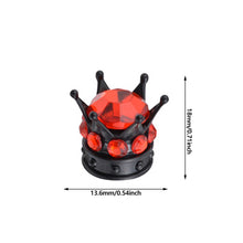 Load image into Gallery viewer, 1PC CNC M6 Motorcycle License Plate Screw Cover Shell Holes Plate Scooter Accessories Diamond Crown for Electric Motorcycle Part