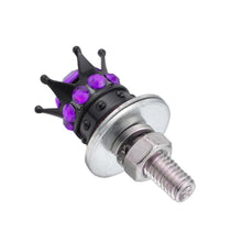Load image into Gallery viewer, 1PC CNC M6 Motorcycle License Plate Screw Cover Shell Holes Plate Scooter Accessories Diamond Crown for Electric Motorcycle Part