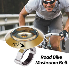 Load image into Gallery viewer, Road Bike Bell Mushroom Style High Decibel Aluminum Alloy Safety Warning Bell Cycling Accessories