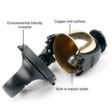 Load image into Gallery viewer, Mountain Bicycle Ring Bell Innovation Swing Brass Bell Super Loud Safety Warning Horn Bicycle Supplies
