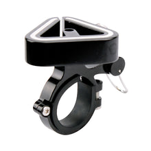 Load image into Gallery viewer, Bicycle Aluminum Alloy Triangle Bell Lightweight High-Decibel Safety Warning Horn Rubber Band/Clip Ring Fixed Cycling Supplies