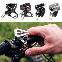 Load image into Gallery viewer, Bicycle Aluminum Alloy Triangle Bell Lightweight High-Decibel Safety Warning Horn Rubber Band/Clip Ring Fixed Cycling Supplies