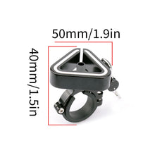 Load image into Gallery viewer, Bicycle Aluminum Alloy Triangle Bell Lightweight High-Decibel Safety Warning Horn Rubber Band/Clip Ring Fixed Cycling Supplies