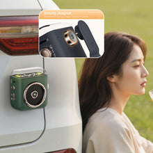 Load image into Gallery viewer, Magnetic Wireless Bluetooth Speaker Sleep Night Light with Back Clip Retro Desktop Clock