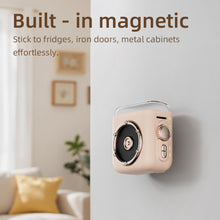 Load image into Gallery viewer, Magnetic Wireless Bluetooth Speaker Sleep Night Light with Back Clip Retro Desktop Clock