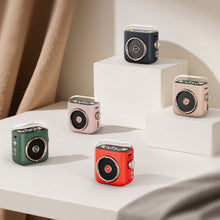 Load image into Gallery viewer, Magnetic Wireless Bluetooth Speaker Sleep Night Light with Back Clip Retro Desktop Clock