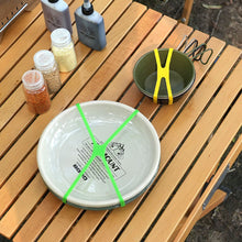 Load image into Gallery viewer, 10PCS 19.5/12.3CM H-Shaped Silicone Straps Outdoor Camping Tableware High Elasticity Tying Bands