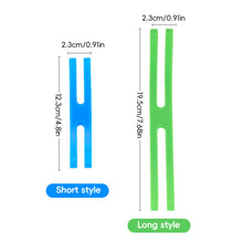 Load image into Gallery viewer, 10PCS 19.5/12.3CM H-Shaped Silicone Straps Outdoor Camping Tableware High Elasticity Tying Bands