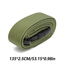 Load image into Gallery viewer, 1PC 135*2.5CM Outdoor Camping Adjustable Handle Strap Double Insurance Buckle Belt for Luggage Camping Hiking Supplies