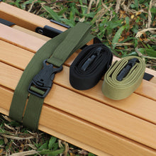 Load image into Gallery viewer, 1PC 135*2.5CM Outdoor Camping Adjustable Handle Strap Double Insurance Buckle Belt for Luggage Camping Hiking Supplies
