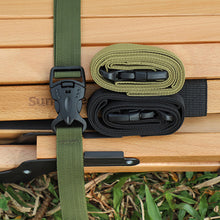 Load image into Gallery viewer, 1PC 135*2.5CM Outdoor Camping Adjustable Handle Strap Double Insurance Buckle Belt for Luggage Camping Hiking Supplies